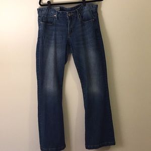 GAP 31r LONG & LEAN BOOT CUT JEANS